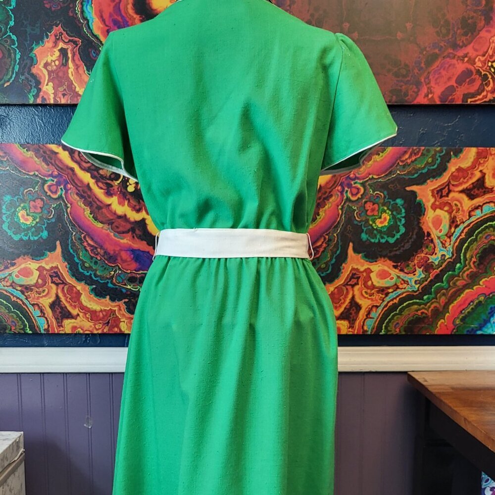 Peri Petites ~ Sz 12 ~ Vintage 70’s (or older) Dress ~ VERY GOOD Condition!! - Picture 9 of 12